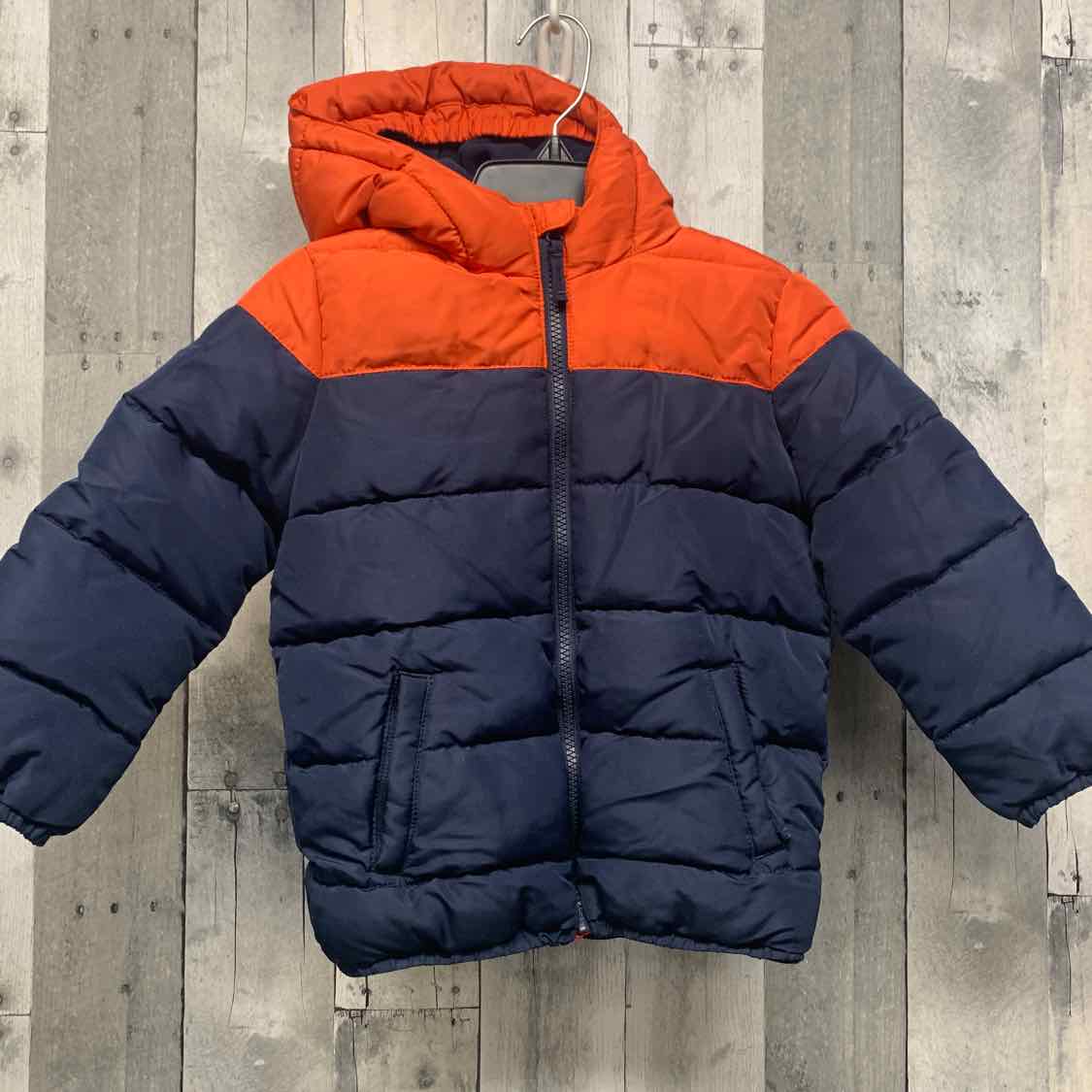 Size 4T Navy/Orange Children's Place Snow Jacket
