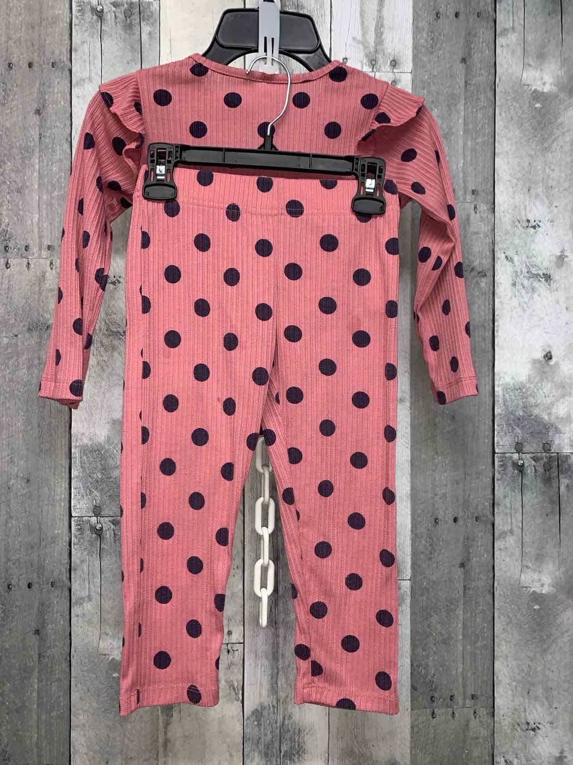 Size 4 Pink Print Gap 2pc PJs