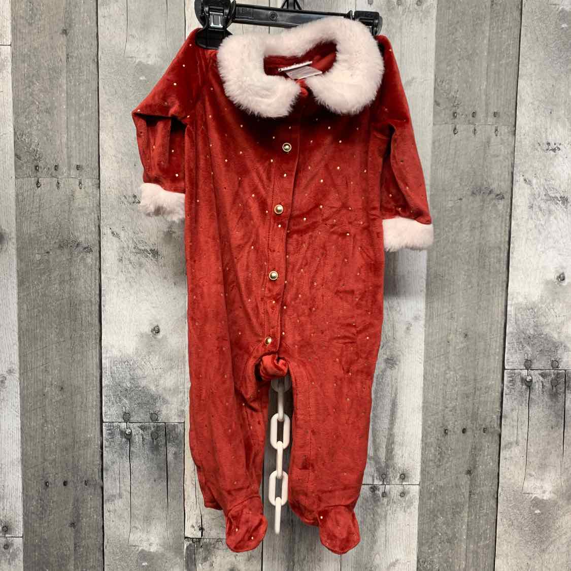 Size 3-6 Months Red/White Nicole Miller Romper