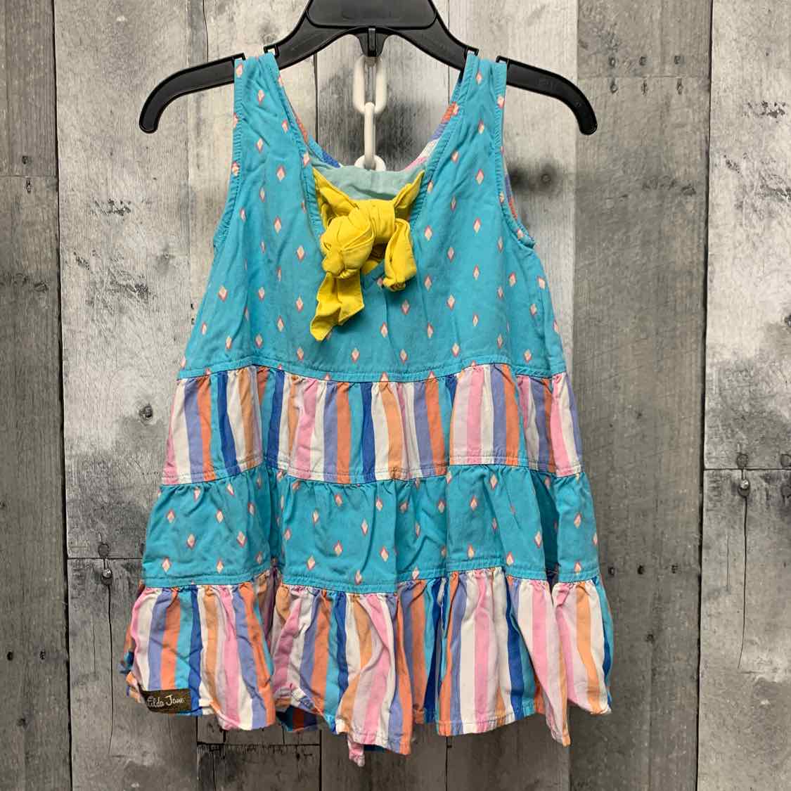Size 2T Blue/Pink Matilda Jane Dress - OodlesCB