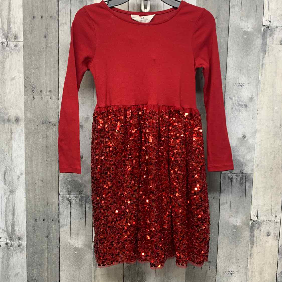 Size 6X/7 Red H&M LS Dress