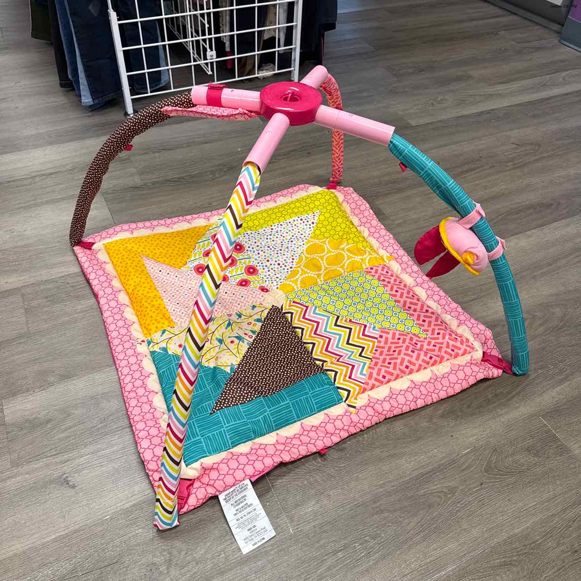 Infantino Pink/Brown Floor Gym