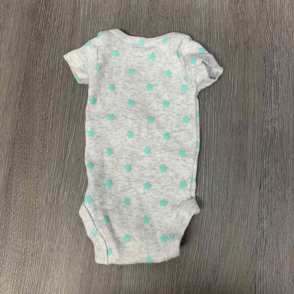 Size Preemie Gray/Blue Simple Joys Bodysuit