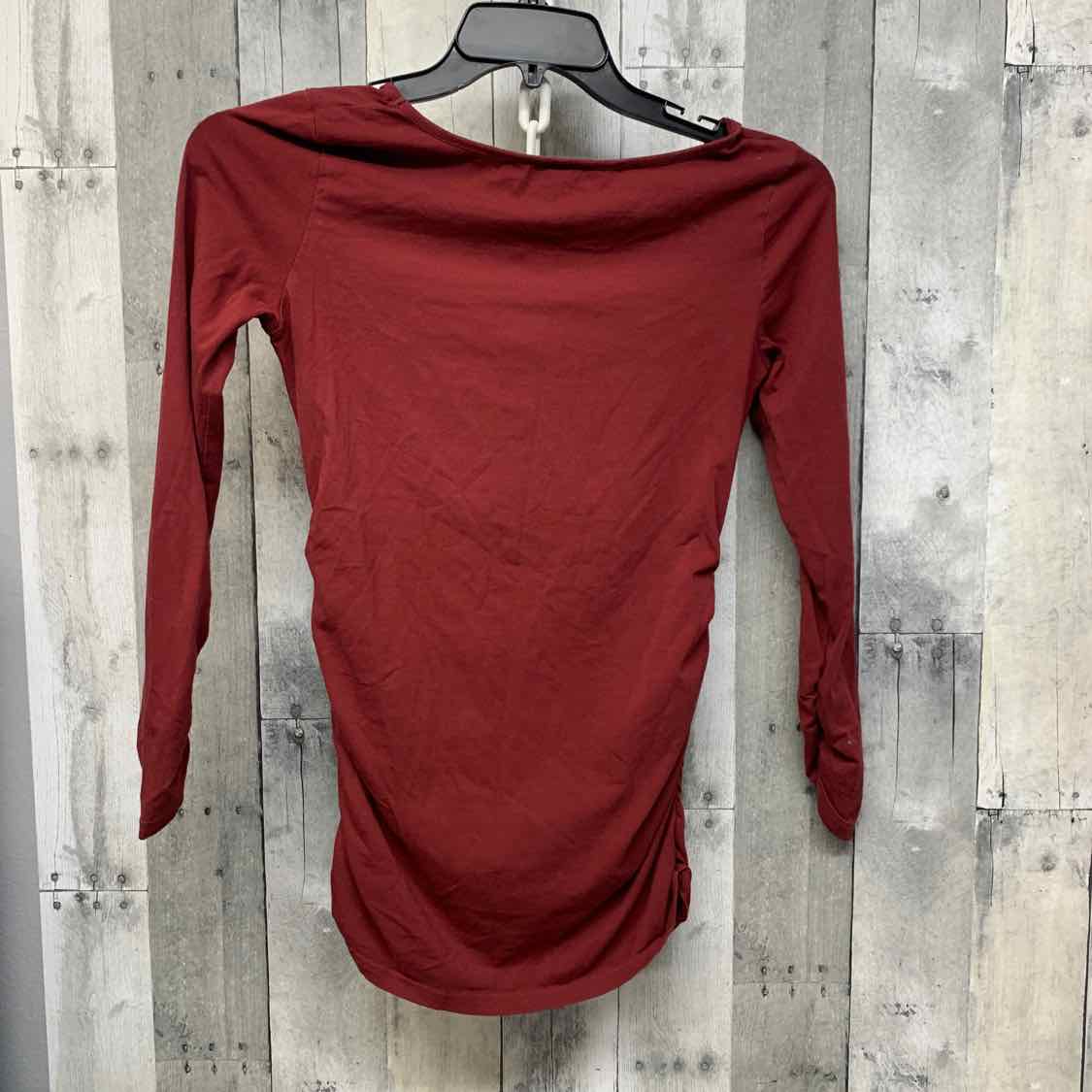 Size S Burgundy B Brand Long Sleeve Top