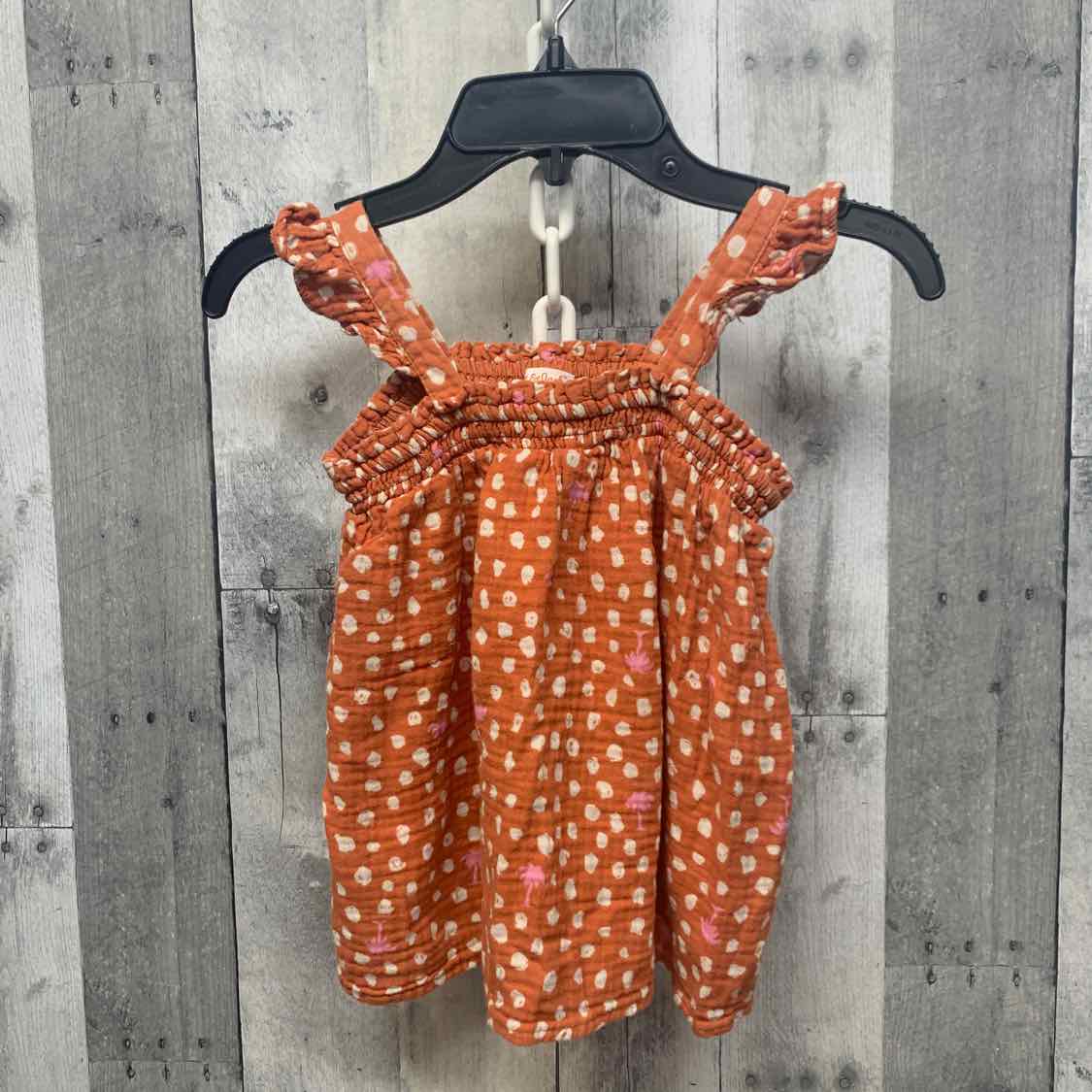 Size 6/7 Orange/Pink Cat & Jack Tank Top