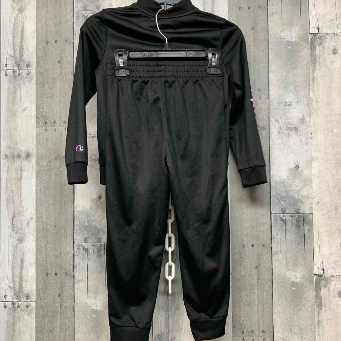 Size 5 Black/Pink Champion Jacket/Pants
