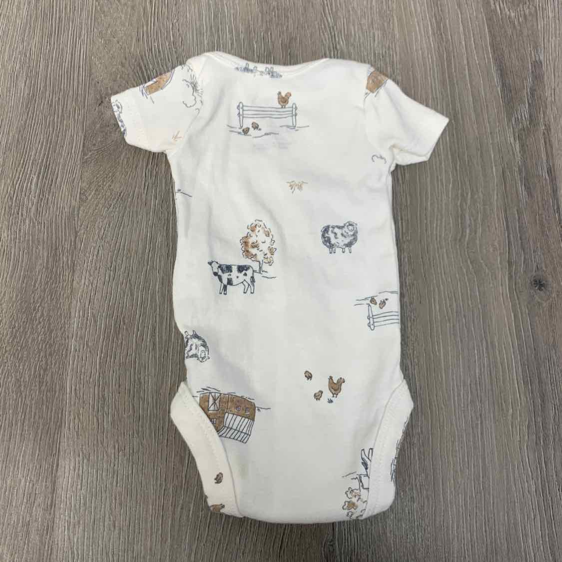 Size Preemie White Print Child of Mine Bodysuit
