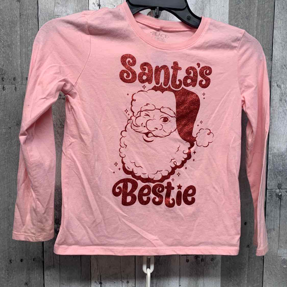 Size 7/8 Pink Graphic Children's Place Long Sleeve Shirt