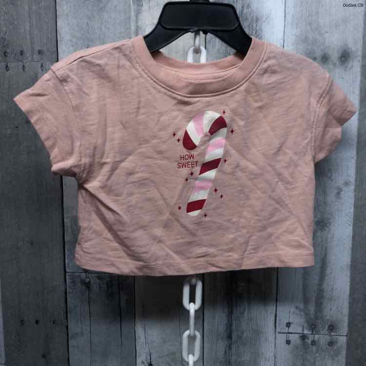 Size 12 Months Pink Graphic Cat & Jack Short Sleeve Shirt