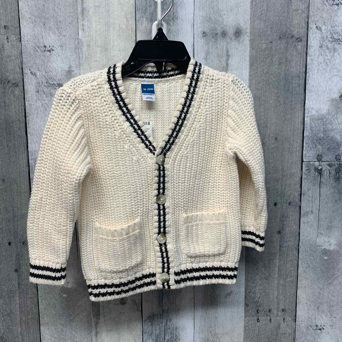 Size 18-24 Months Ivory/Gray Old Navy Sweater