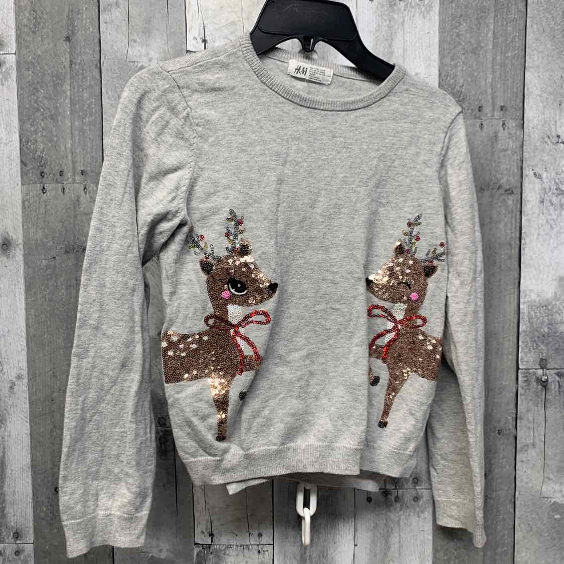 Size 8/10 Gray/Brown H&M Long Sleeve Shirt