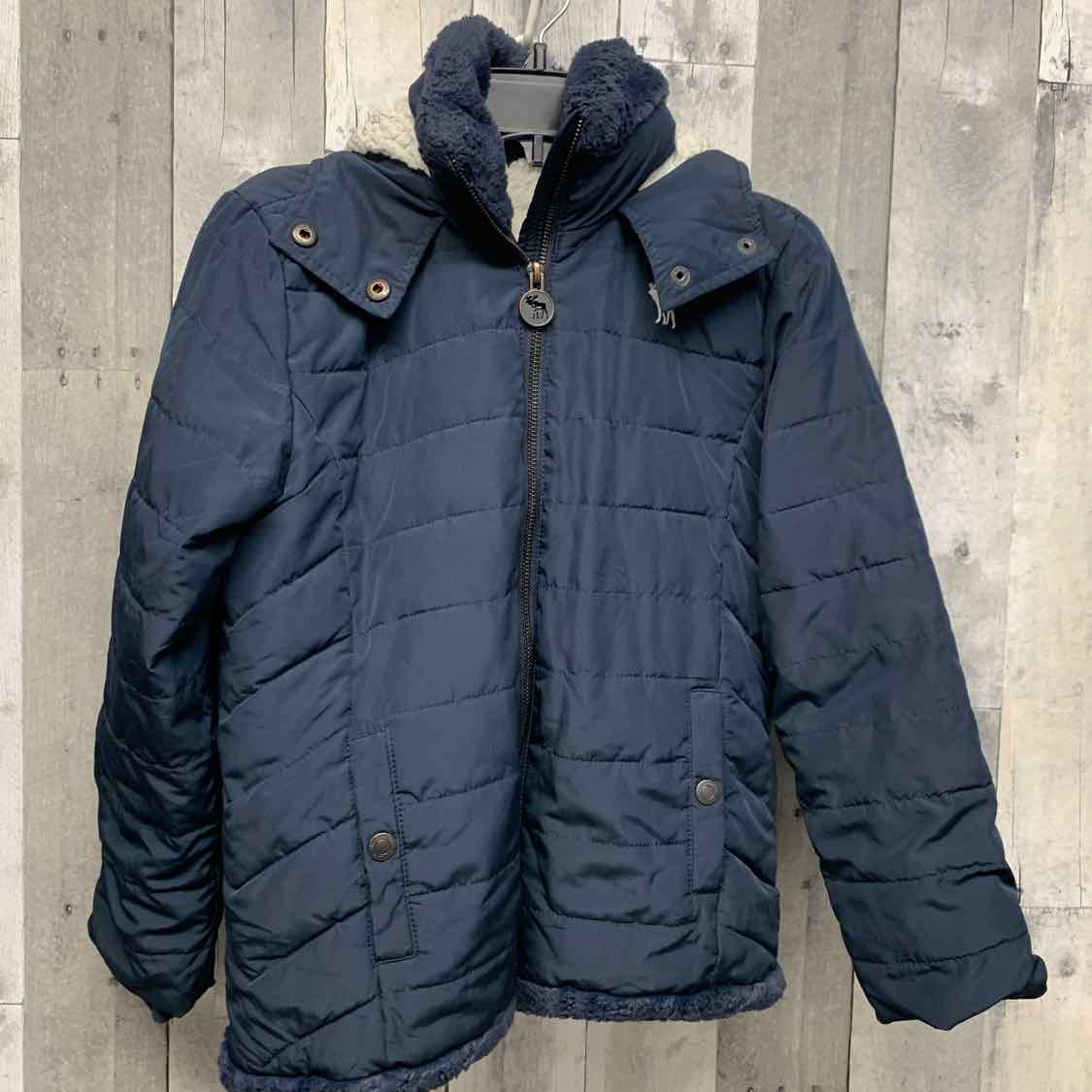 Size 9/10 Navy Abercrombie Snow Jacket