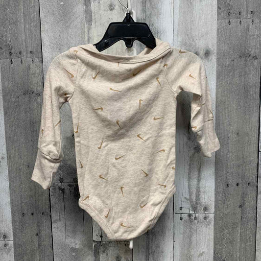 Size 12 Months Tan Print Sport Brand Bodysuit