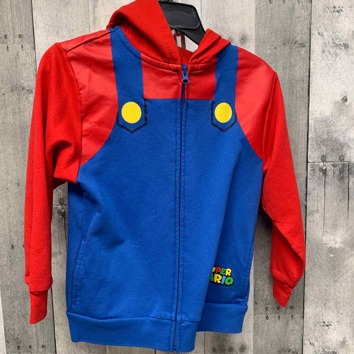 Size Small Blue/Red Super Mario Light Jacket
