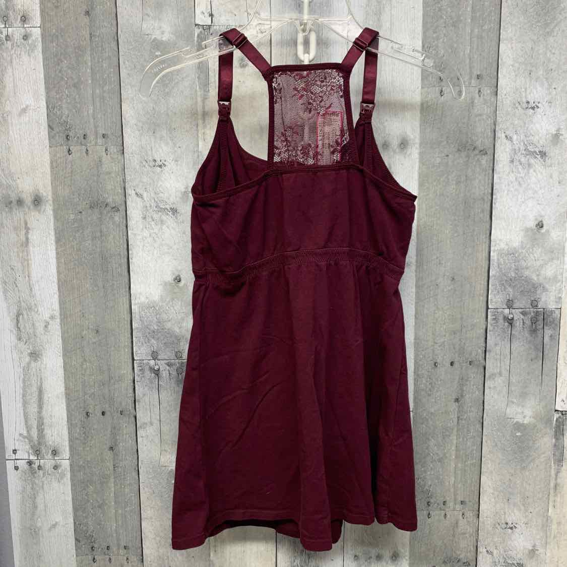 Size S Burgundy B Brand Nursing Top