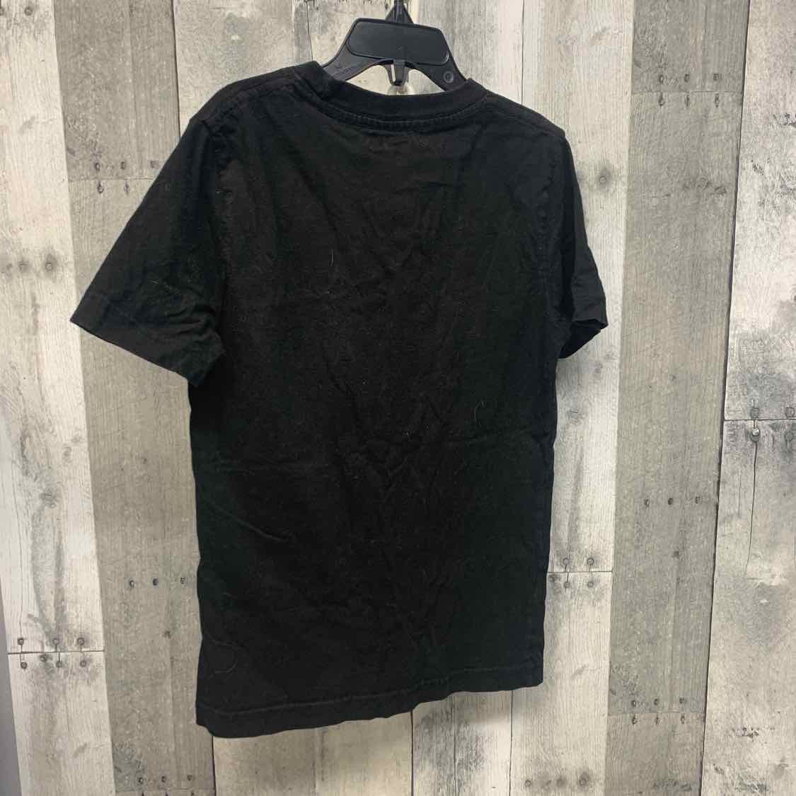 Size 7/8 Black Print Hurley T Shirt