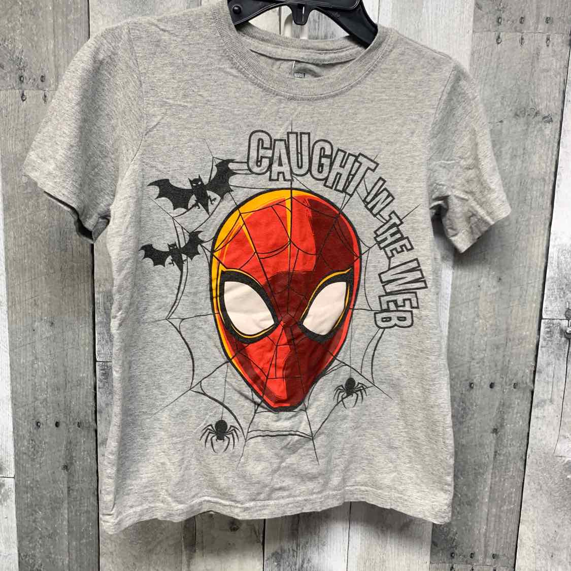 Size 8 Gray Graphic Marvel T Shirt