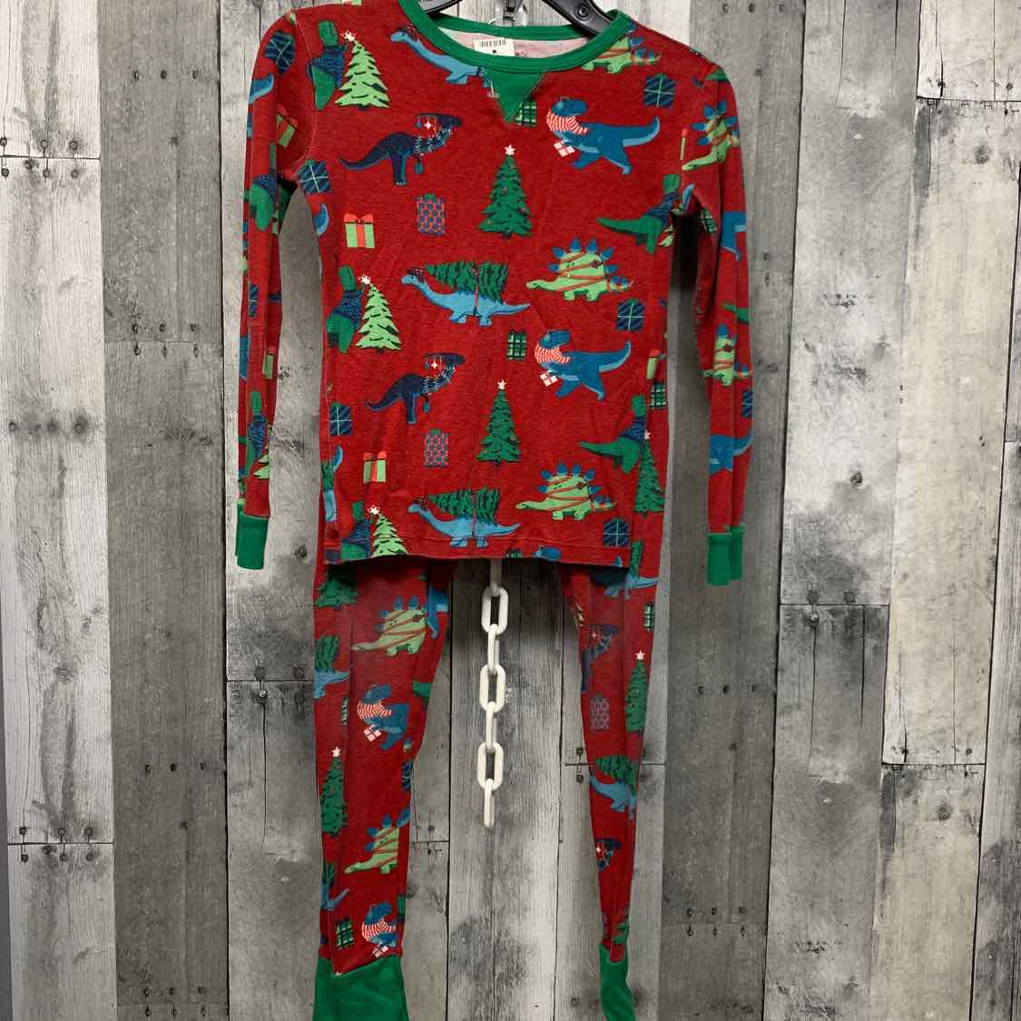 Size 8 Red Holiday Brands 2pc PJs