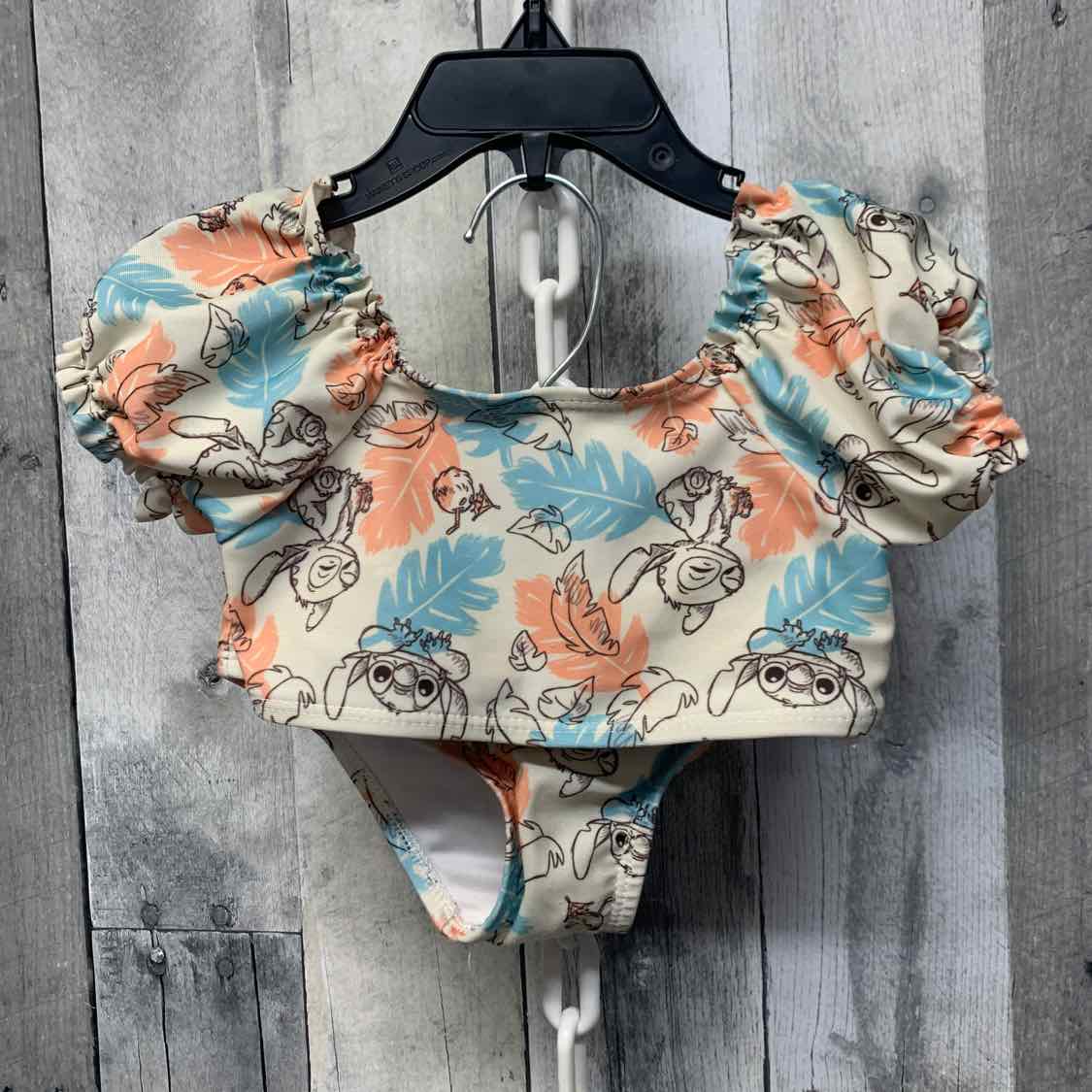 Size 18 Months Tan Print Disney Swim Suit - 2pc+