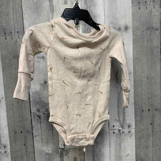 Size 12 Months Tan Print Sport Brand Bodysuit
