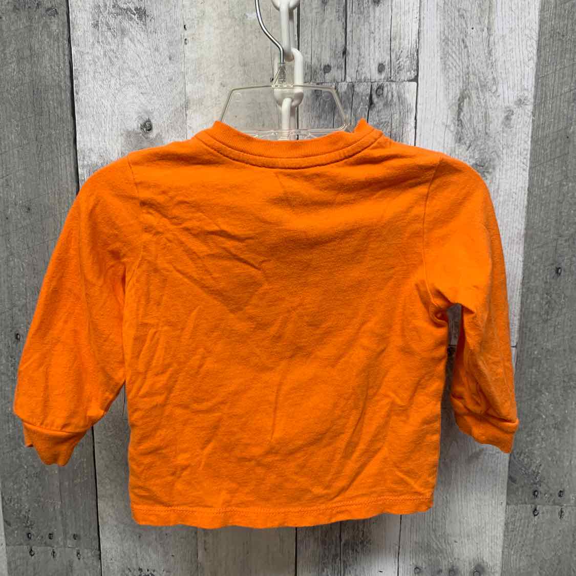 Size 12 Months Orange Graphic Ralph Lauren Long Sleeve Shirt