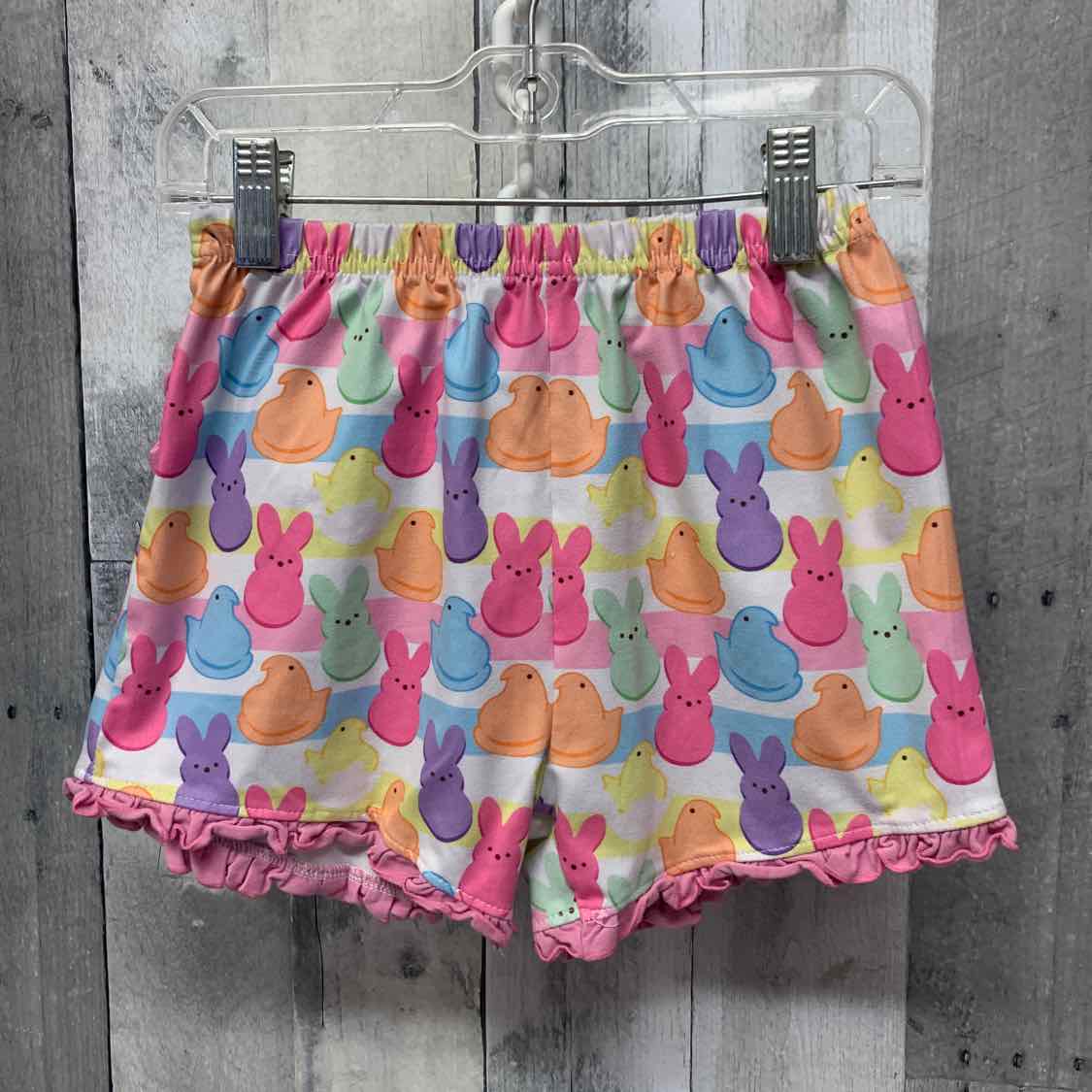 Size 7/8 White/Pink B Brand Shorts