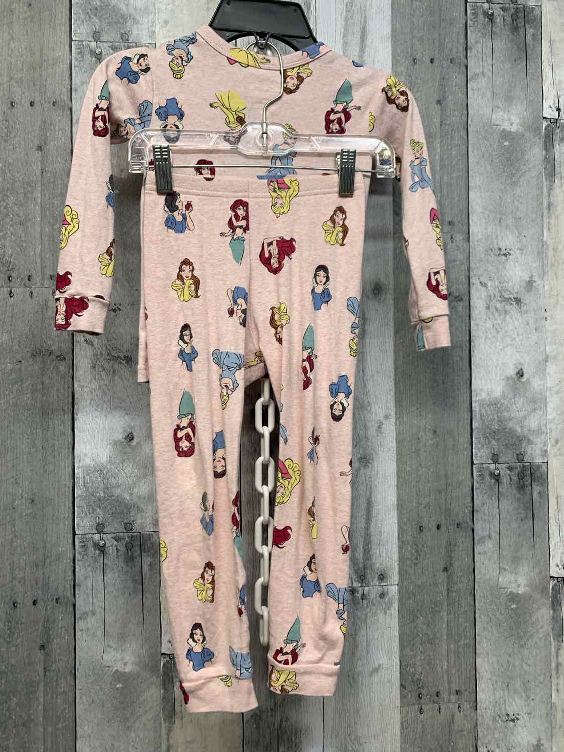 Size 4 Pink Print Gap 2pc PJs