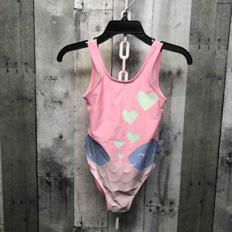 Size 2T Pink/Purple Carter's Swim Suit - 1pc