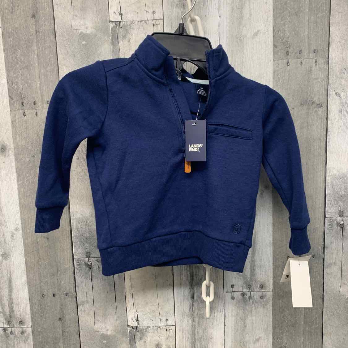 Size 4T Navy Lands' End Pull Over