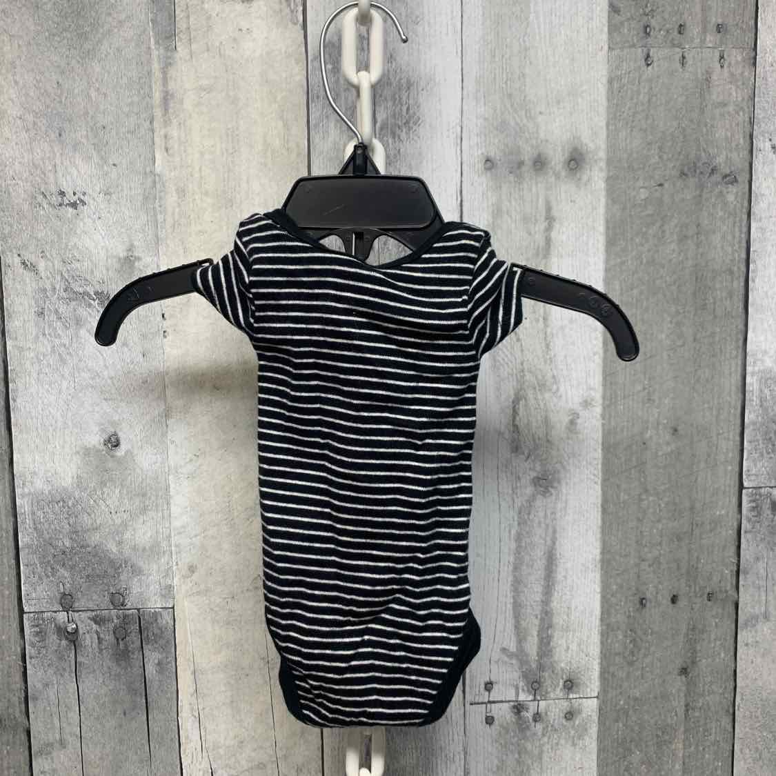 Size Preemie Black/Gray Child of Mine Bodysuit