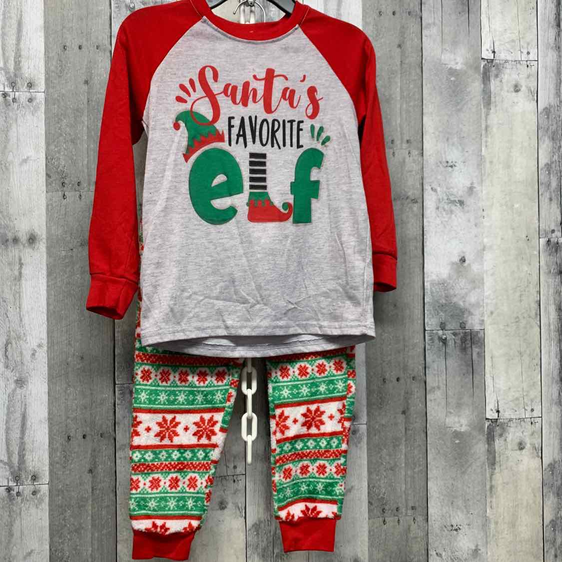 Size 8 Red/Green Holiday Brands 2pc PJs