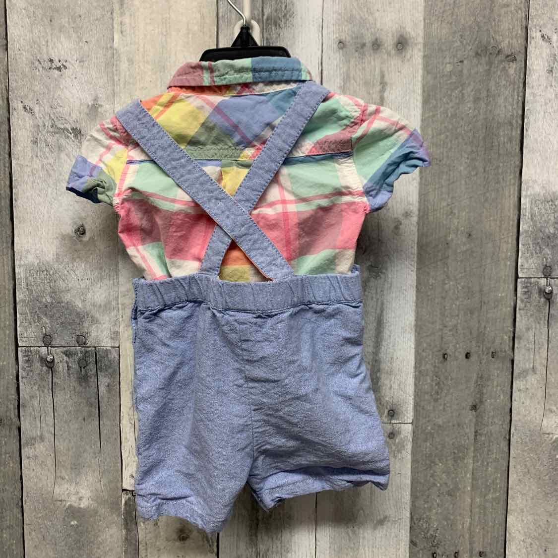 Size 0-3 Months Blue/Pink Tommy Bahama Shirt/Shorts