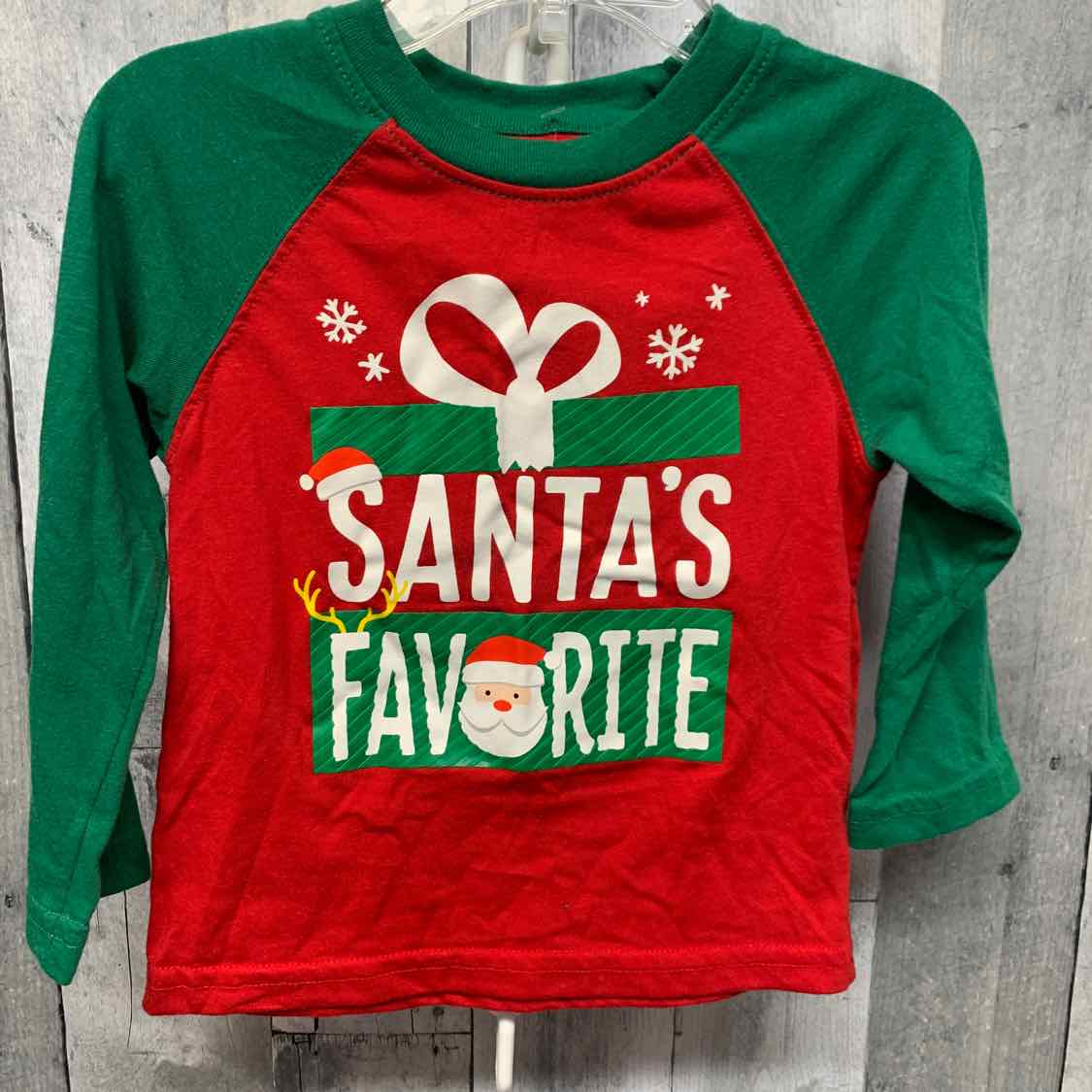 Size 2T Red/Green Holiday Brands Long Sleeve Shirt