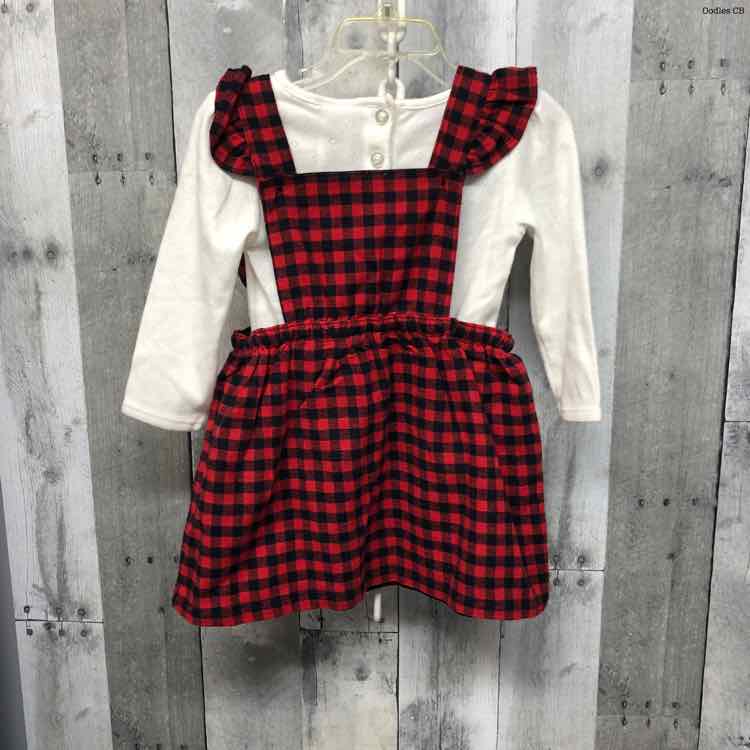 Size 18 Months Red/Black Nicole Miller Shirt/Jumper