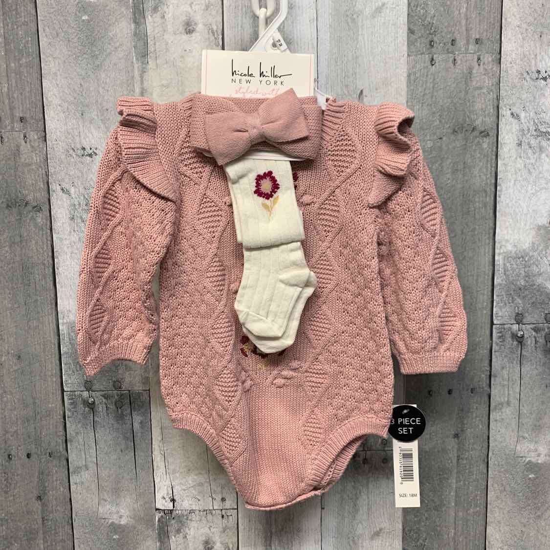 Size 18 Months Pink Nicole Miller Bodysuit