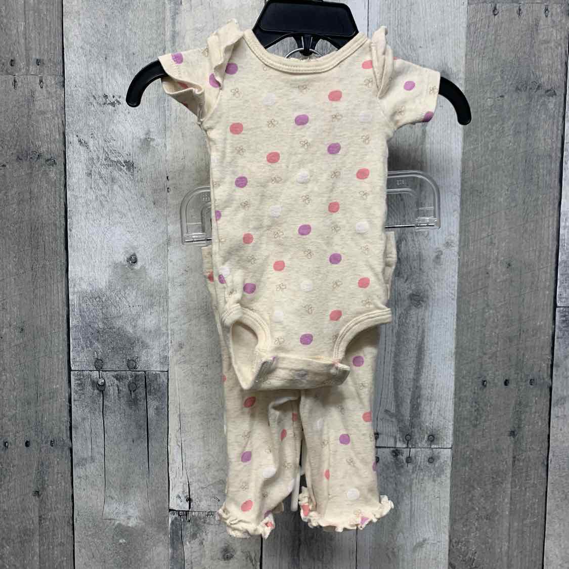 Size Newborn Tan Print B Brand Shirt/Leggings