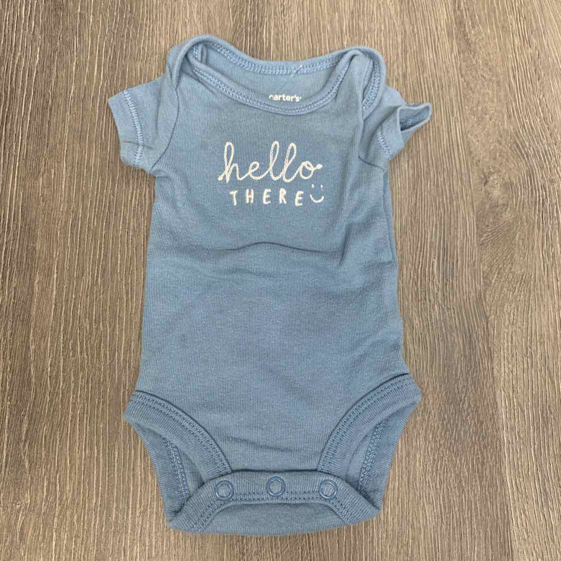 Size Preemie Light Blue Carter's Bodysuit