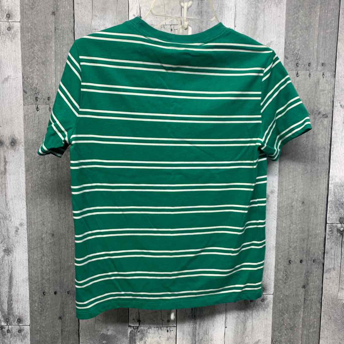 Size 8 Green Striped Cat & Jack T Shirt