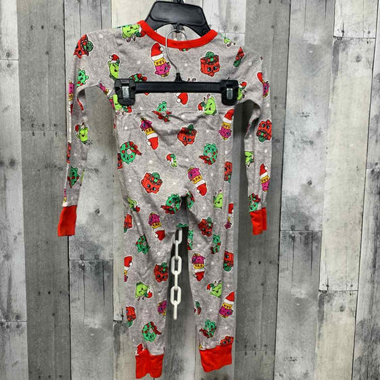 Size 6 Red/Gray B Brand 2pc PJs