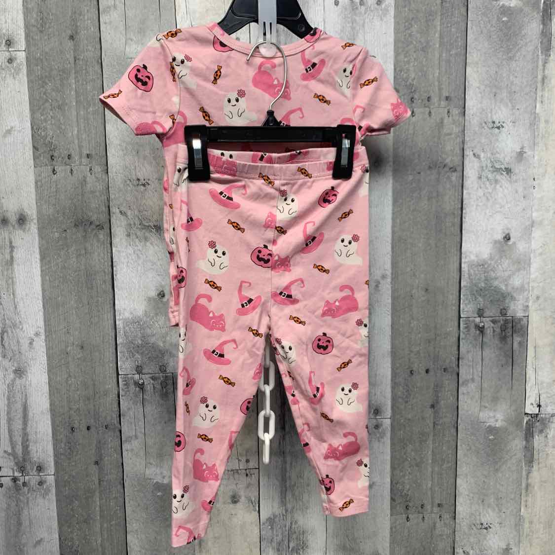 Size 3 Pink Print Shein 2pc PJs