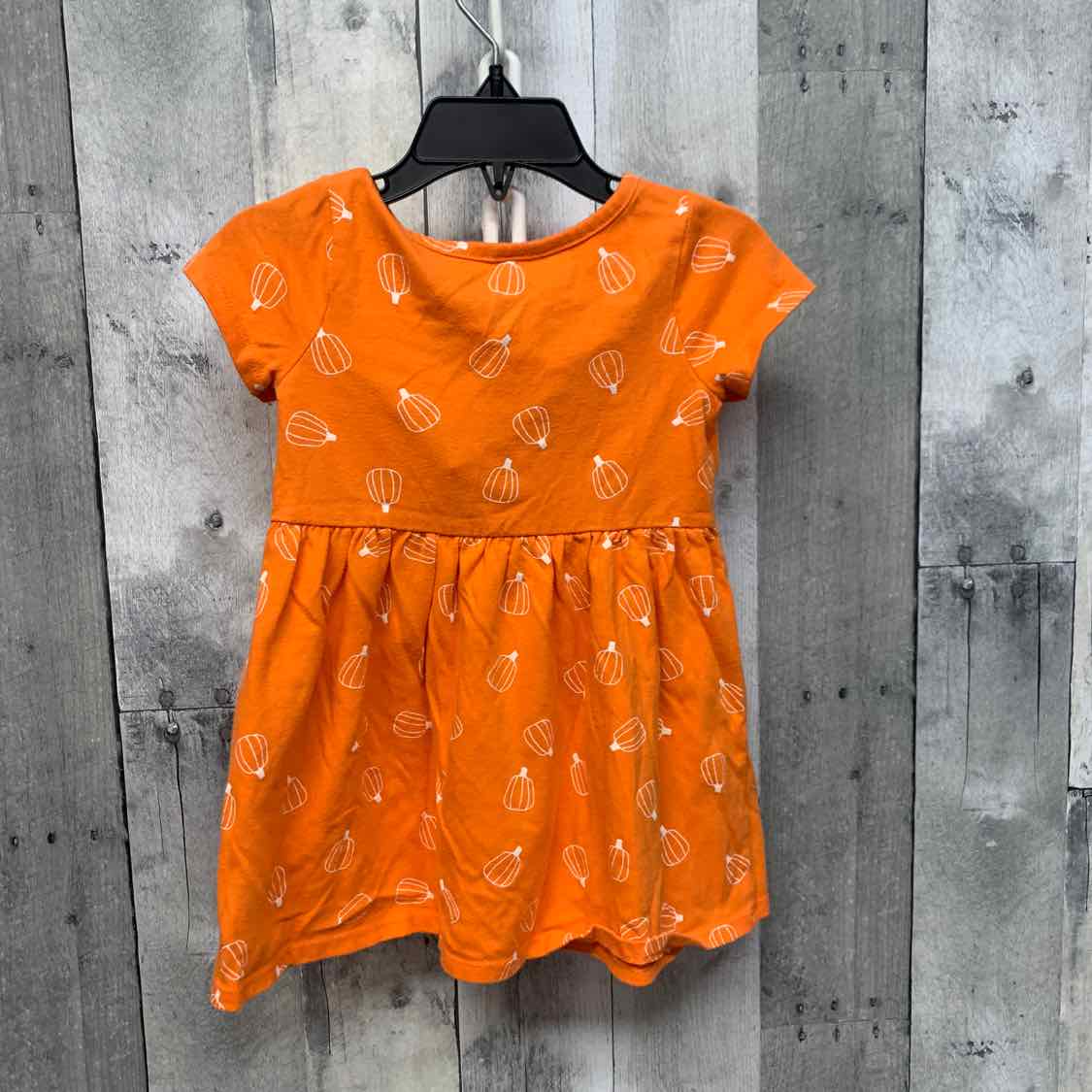 Size 2T Orange Print Cat & Jack Dress - Knit