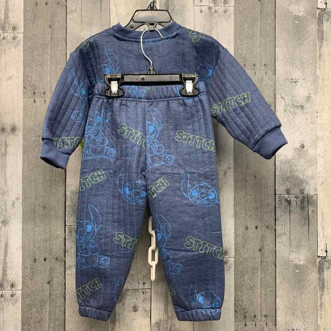 Size 2T Blue Print Disney Sweats - 2pc
