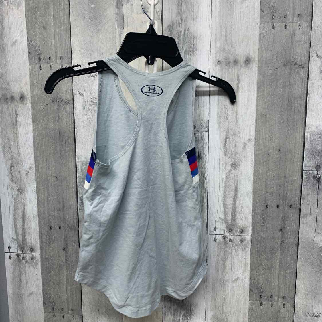 Size XSmall Gray Graphic Sport Brand Tank Top