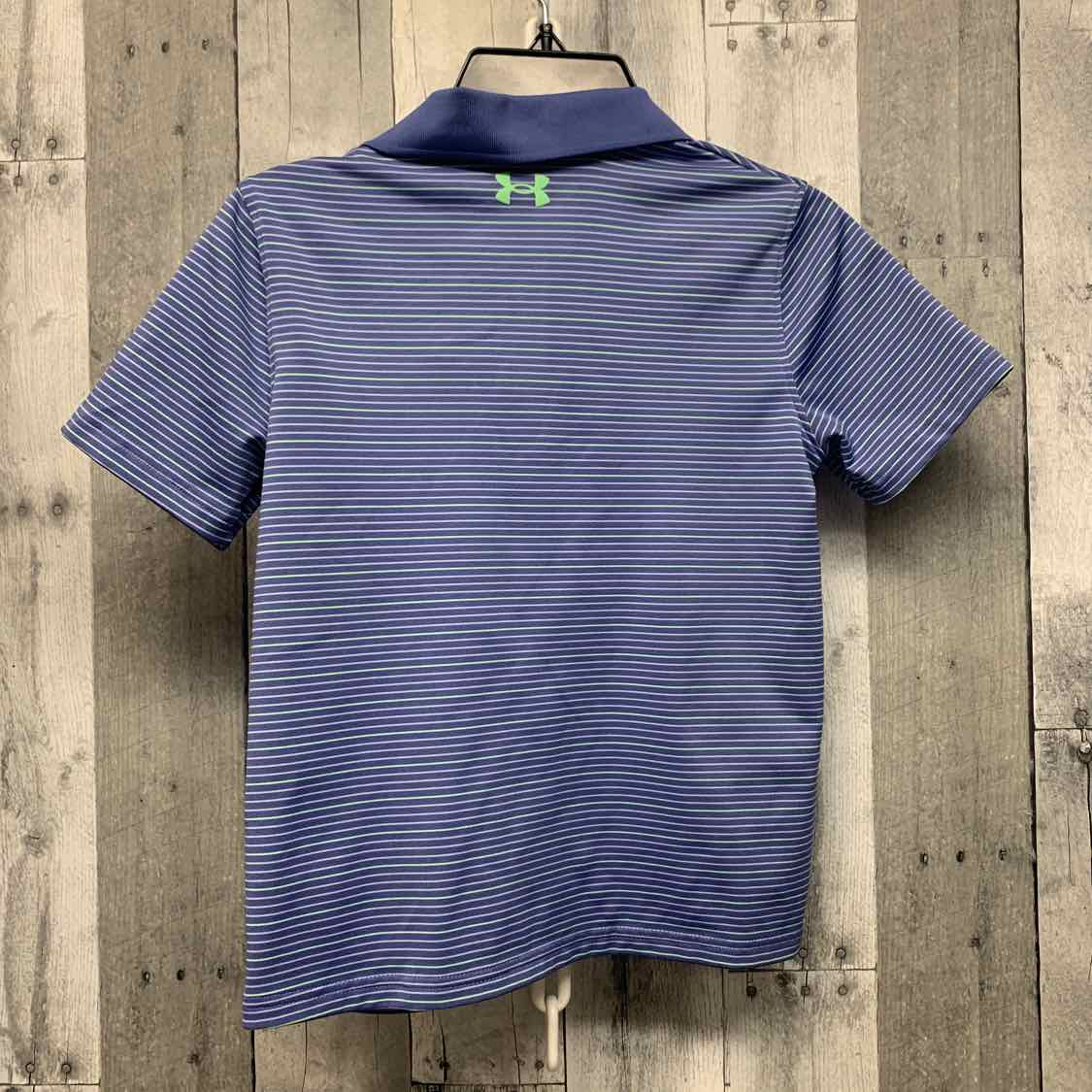 Size Small Blue Striped Sport Brand Polo