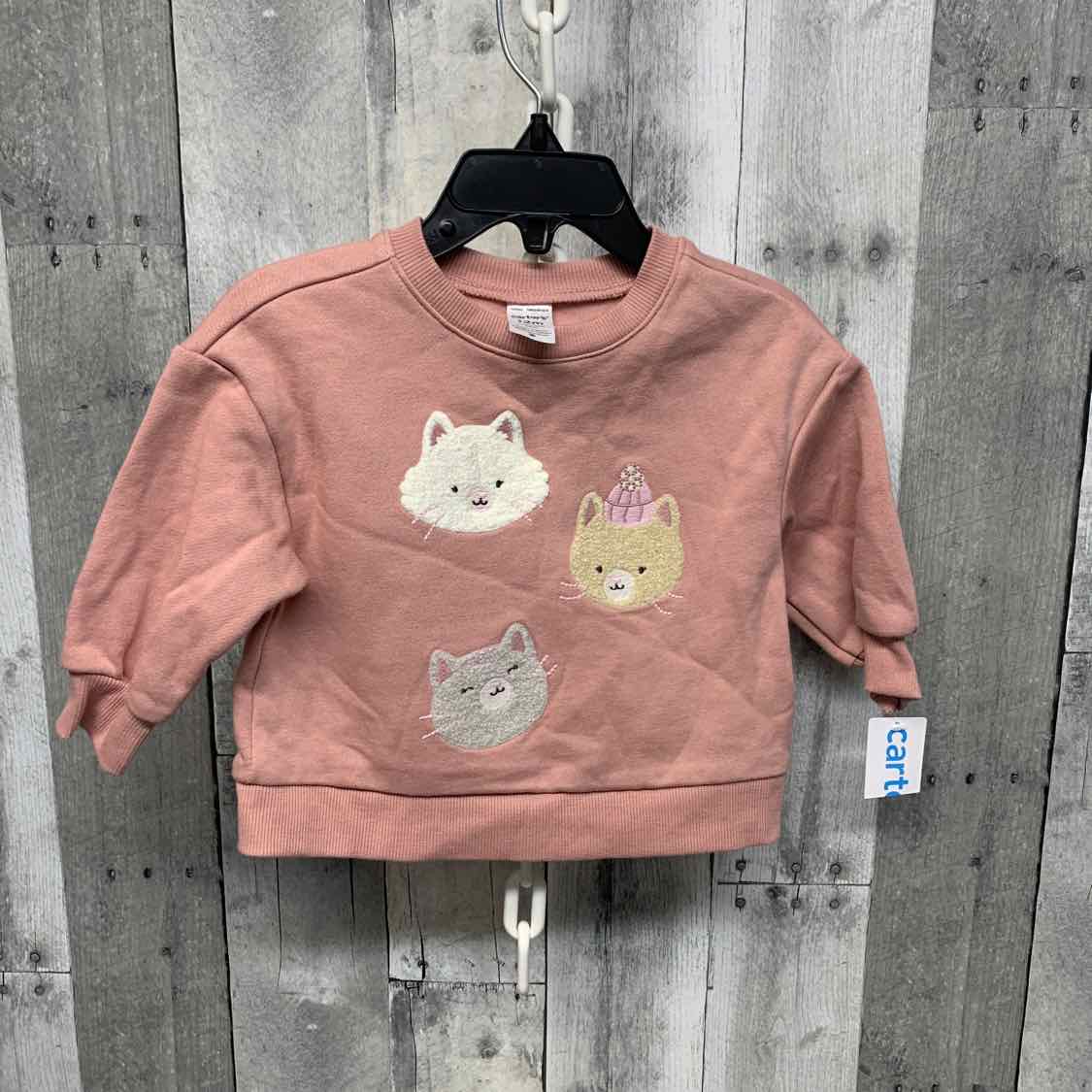 Size 12 Months Pink Carter's Sweat Shirt
