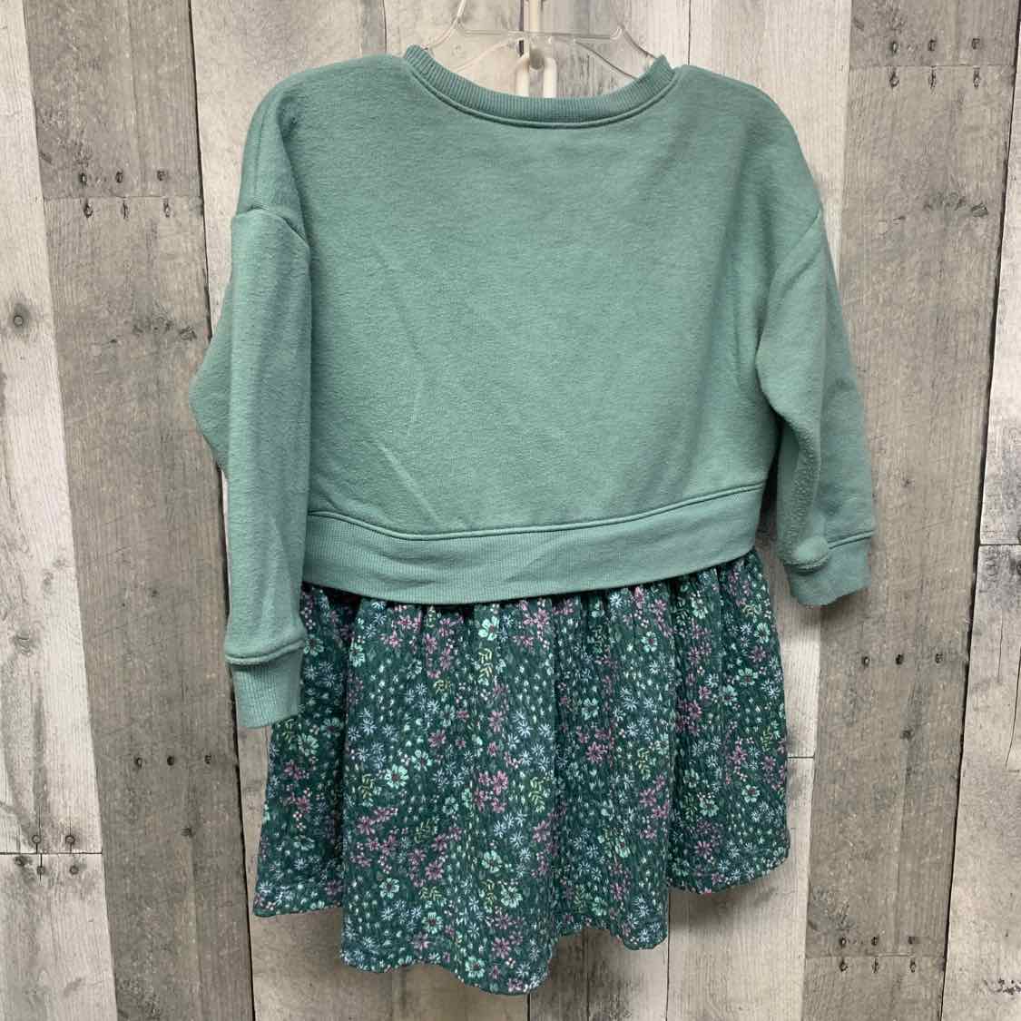 Size 3T Green Disney LS Dress