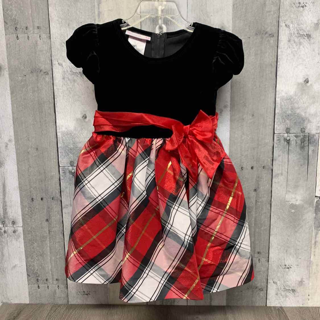 Size 3T Black/Red Bonnie Jean/Baby Dress - Party