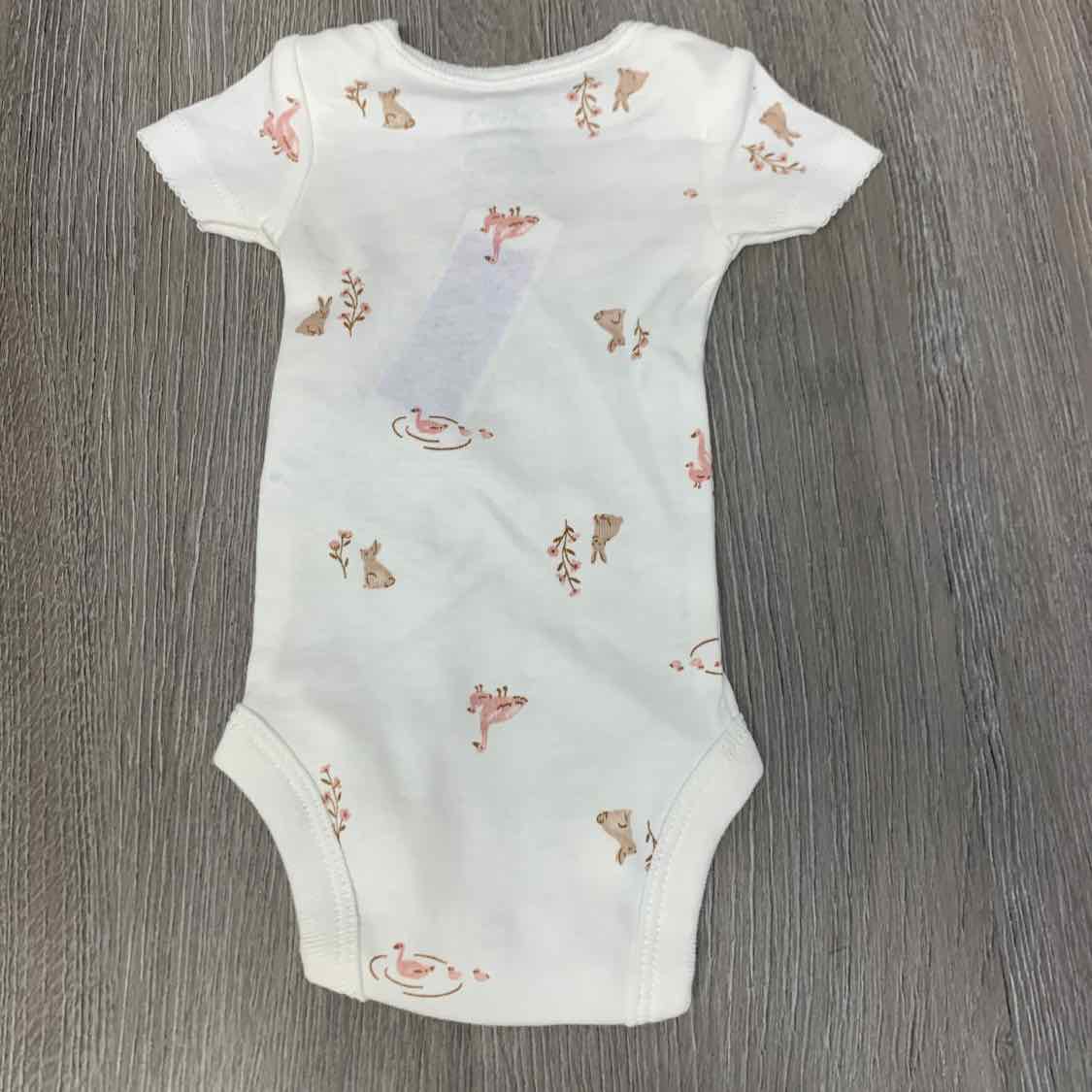 Size Preemie White Print Child of Mine Bodysuit