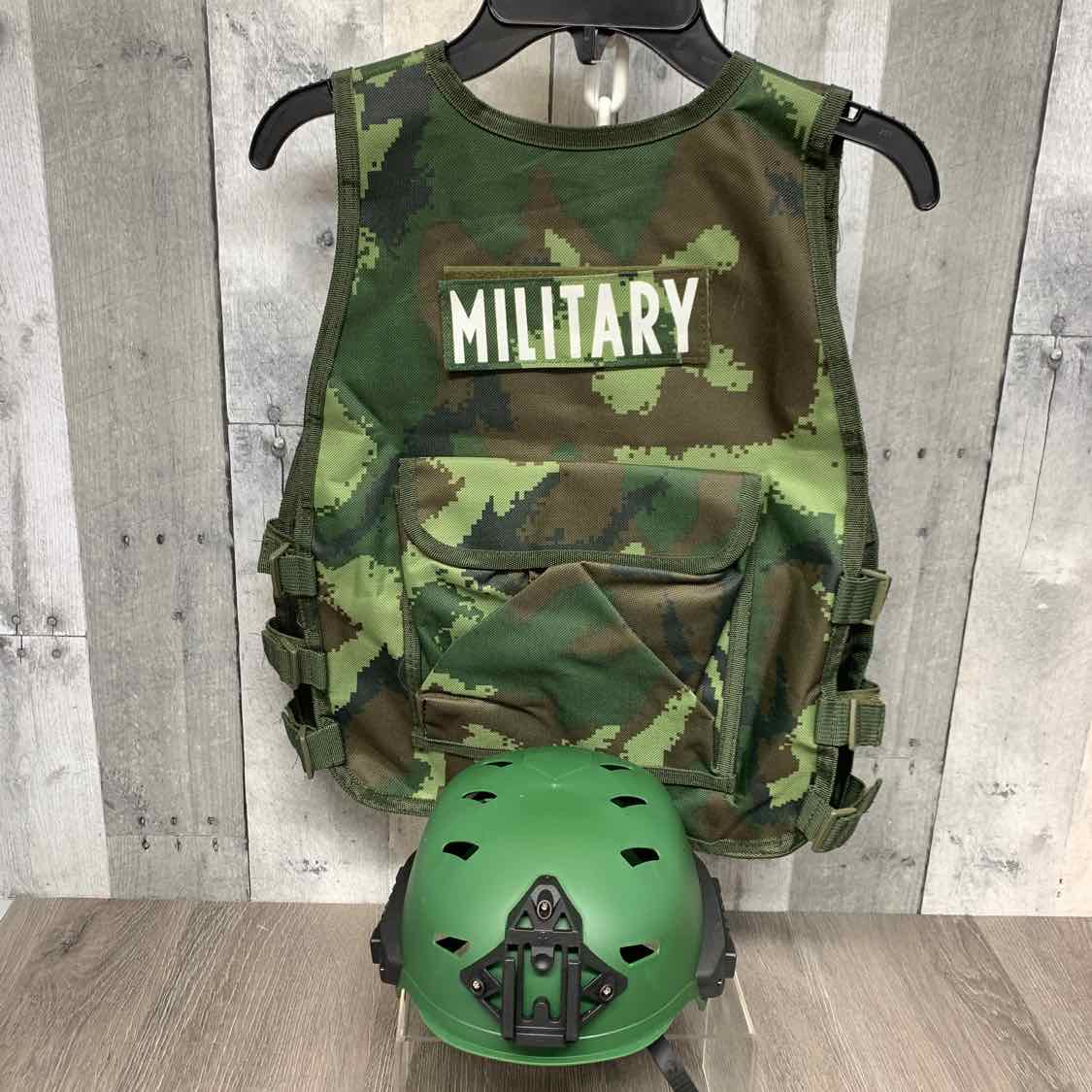 Green Camo Size No Size Halloween Costume - Big Kid