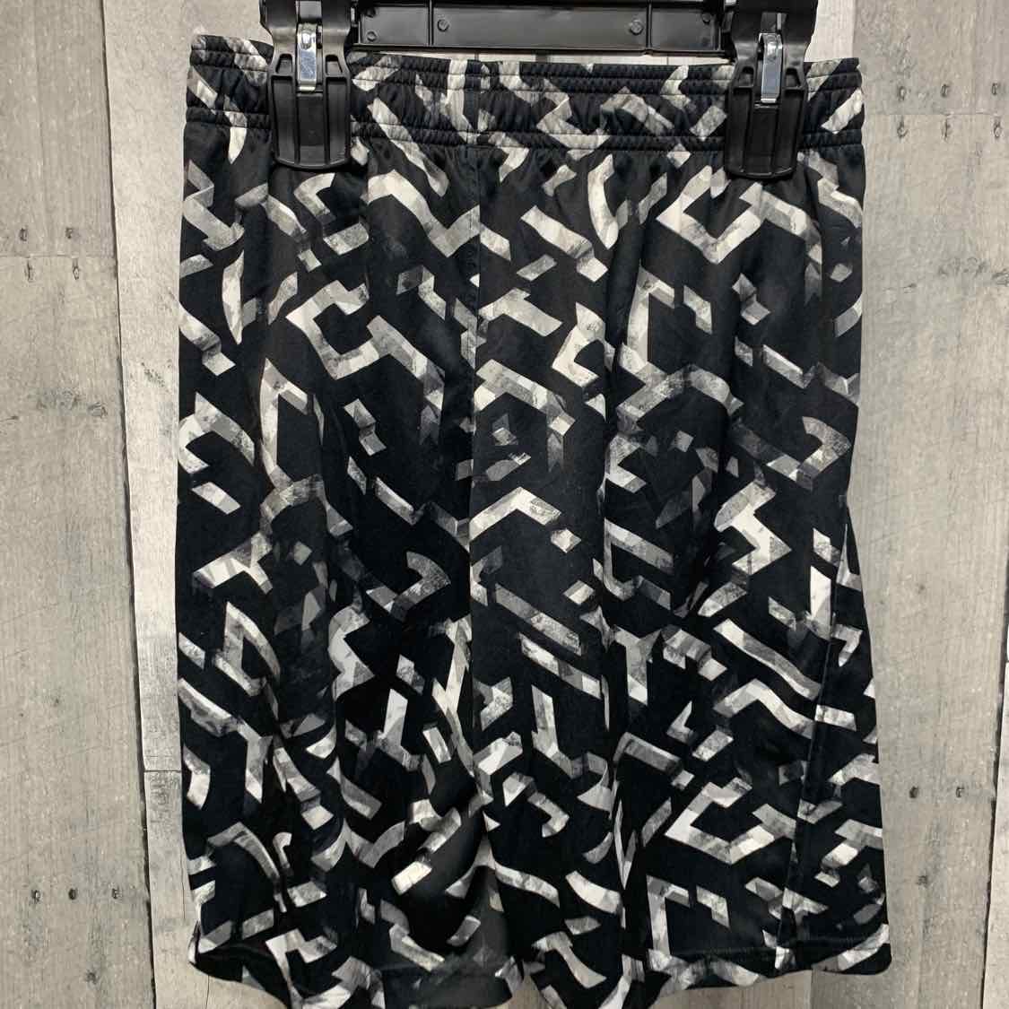 Size Large Black Print Sport Brand Shorts - Athletic